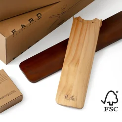 Ventilateur de plafond Faro Barcelona - Lantau L Noir/Bois - Moteur CC silencieux, sans lumière, télécommande, 6 vitesses