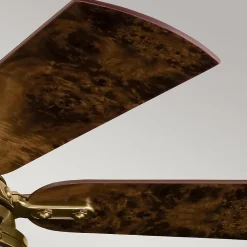 Ventilateur de Plafond Hatteras Bay 142cm - Laiton antique bruni