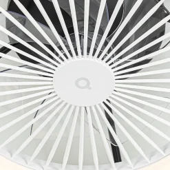 Ventilateur de plafond intelligent noir avec LED et télécommande - Dave