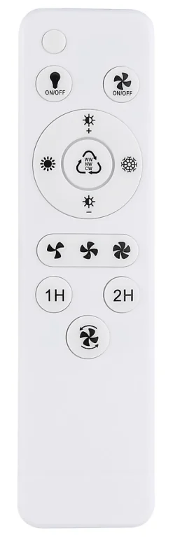 Ventilateur de plafond métal noir mat, LED KAREN