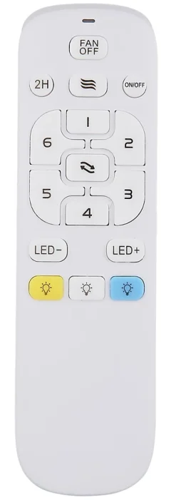 Ventilateur de plafond métal noir mat, LED CELINATA