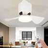 Ventilateur de plafond NETTLIFE avec éclairage, variateur, silencieux, 70 cm, LED, 23 W, blanc, été/hiver, minuterie 6 vitesses