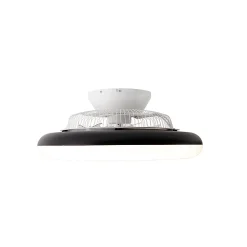 Ventilateur de plafond noir avec LED et télécommande - Clima