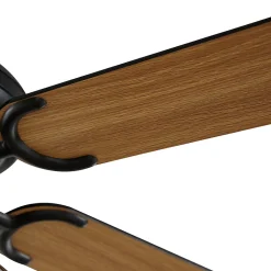 Ventilateur de plafond noir 107,5 cm avec interrupteur à tirette - Mistral Busa