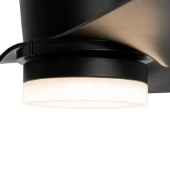 Ventilateur de plafond noir 123cm LED incluse Dimmable avec télécommande - Patty