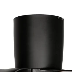Ventilateur de plafond noir 123cm LED incluse Dimmable avec télécommande - Patty