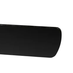 Ventilateur de plafond noir avec bois et interrupteur à tirette - Mistral Johanna