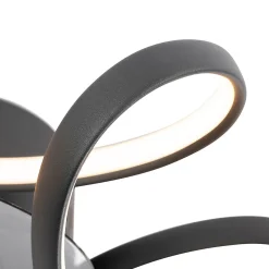 Ventilateur de plafond noir avec LED et télécommande - Mandy