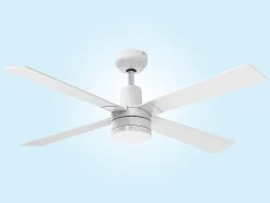 Ventilateur de plafond pales 122 cm avec LED et Wifi Réversible Hypersilence