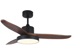 Ventilateur de plafond pales 122 cm avec LED et Wifi Réversible Hypersilence