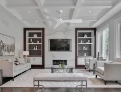 Ventilateur de plafond pales 132 cm avec Wifi Réversible Hypersilence