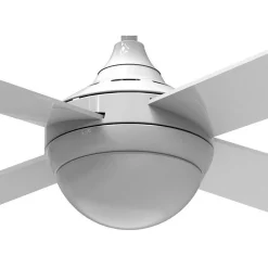 Ventilateur de plafond pales 122 cm avec LED et Wifi Réversible Hypersilence