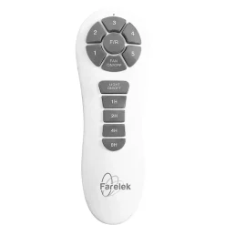 Ventilateur de plafond RÉTRO INDUS WALLIS 38W 132cm noir - FARELEK - 112433