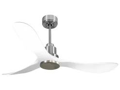 Ventilateur de plafond Réversible Thermostat Wifi Moteur à courant continu Toits en pente Télécommande Hypersilence Mémoire Shopi