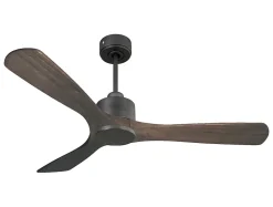 Ventilateur de plafond Réversible Thermostat Wifi Moteur à courant continu Toits en pente Télécommande Hypersilence Mémoire