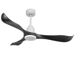 Ventilateur de plafond Réversible Thermostat Wifi Moteur à courant continu Toits en pente Télécommande Adaptateur 2/3 Lames Hyper