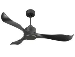 Ventilateur de plafond Réversible Thermostat Wifi Moteur à courant continu Toits en pente Télécommande Adaptateur 2/3 Lames Hyper