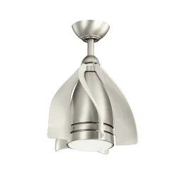 Ventilateur de Plafond Terna 38cm - Nickel brossé