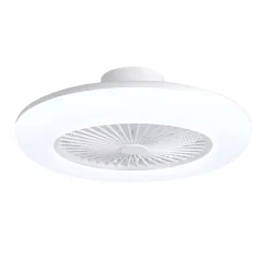 Ventilateur de plafond type plafonnier avec lumière LED