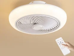 Ventilateur Lampe LED avec grille