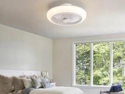 Ventilateur Lampe LED avec grille