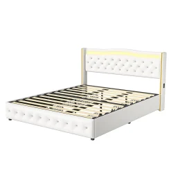 Ventilateur mini 58 cm LED 3 couleurs dimmable, 3 pales ABS, telecommande, moteur DC