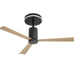 Ventilateur plafond 52 pouces, 3 pales ABS, moteur DC 6 vitesses, télécommande, silencieux