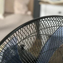 Ventilateur sur pied 120 cm avec brumisateur 2,8L, angle réglable, nébuliseur métal