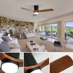 Ventilateurs de plafond avec lampes