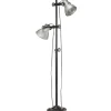 vidaXL Lampadaire avec 2 Abat-jour Lampe sur Pied Eclairage Luminaire Salon Chambre à Coucher Couloir Maison Intérieur 320583