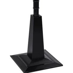 vidaXL Lampadaire de Noël avec Père Noël Noir et rouge 81x40x188cm PVC