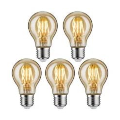 Vintage Edition Standard 230 V Ampoule LED E27 5x500lm 5x4,7W 2500K Doré