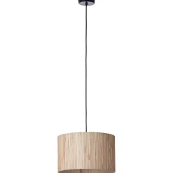 WIMEA Suspension nature, métal/jonc de mer, E27 52W ampoule non incluse