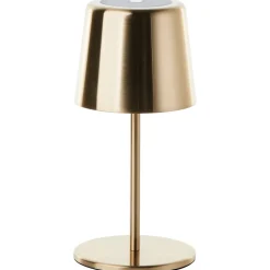 XAANA Lampe à poser extérieure LED 4W 300lm - laiton brossé - métal - CCT - dimmable - rechargeable câble USB