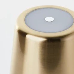 XAANA Lampe à poser extérieure LED 4W 300lm - laiton brossé - métal - CCT - dimmable - rechargeable câble USB