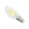Xanlite - Ampoule à filament LED flamme, culot E14, 4W cons. (40W eq.), lumière blanc neutre - RFV470FCW