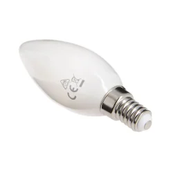 Xanlite - Ampoule à filament LED flamme, culot E14, 4W cons. (40W eq.), lumière blanche chaude - RFV470FO