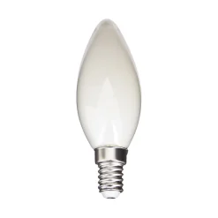 Xanlite - Ampoule à filament LED flamme, culot E14, 4W cons. (40W eq.), lumière blanche neutre - RFV470FOCW