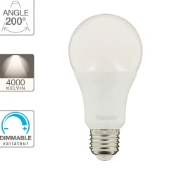 Xanlite - Ampoule LED dimmable A70, culot E27, 15W cons. (100W eq.), blanc neutre, - EE1521GCWD