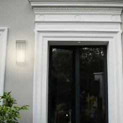 Xanlite - Applique murale filaire noire fumée contemporain IP44, culot E27, 40W max - APFE40WNMODF