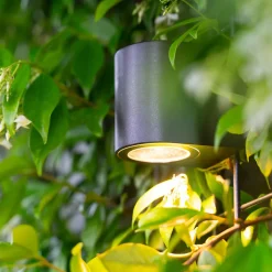 Xanlite - Applique murale filaire noire IP44, culot GU10, 40W max - APFG40WN