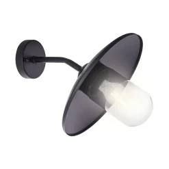 Xanlite - Applique murale filaire noire indus IP44, culot E27, 60W max - APFE60NIND