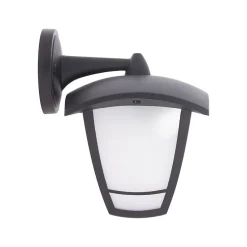 Xanlite - Applique murale filaire noire rétro IP44, culot E27, 40W max - APFE40WNRET