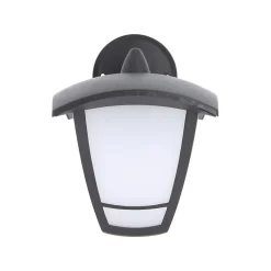 Xanlite - Applique murale filaire noire rétro IP44, culot E27, 40W max - APFE40WNRET