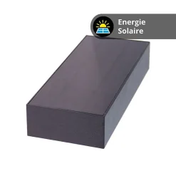 Xanlite - Applique solaire LED IP44, 900 lumens, détecteur de mouvements, Noir - APS900D