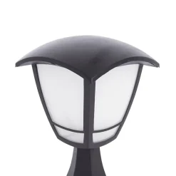 Xanlite - Borne filaire noire rétro IP44, culot E27, 40W max - BOFE40WNRET