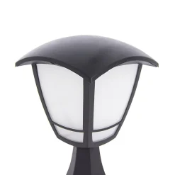 Xanlite - Borne filaire noire rétro IP44, culot E27, 40W max - BOFE40WNRET