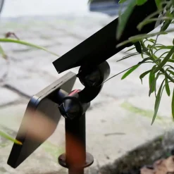 Xanlite - Borne LED Solaire, x3 Intensités, 200 Lumens - Spéciale Extérieur (IP44) - APPS200