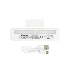 Xanlite - Éclairage de placard et tiroir - Rechargeable USB - Détecteur magnétique - 50 lumens - Blanc neutre - ECP50RDCW