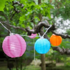 Xanlite - Guirlande LED Solaire, x8 Boules Multicolore, 5m - SOGRL8COLOR